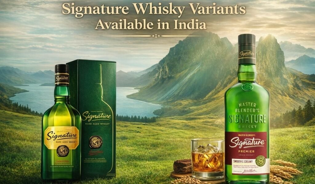 Signature Whisky Variants Available in India