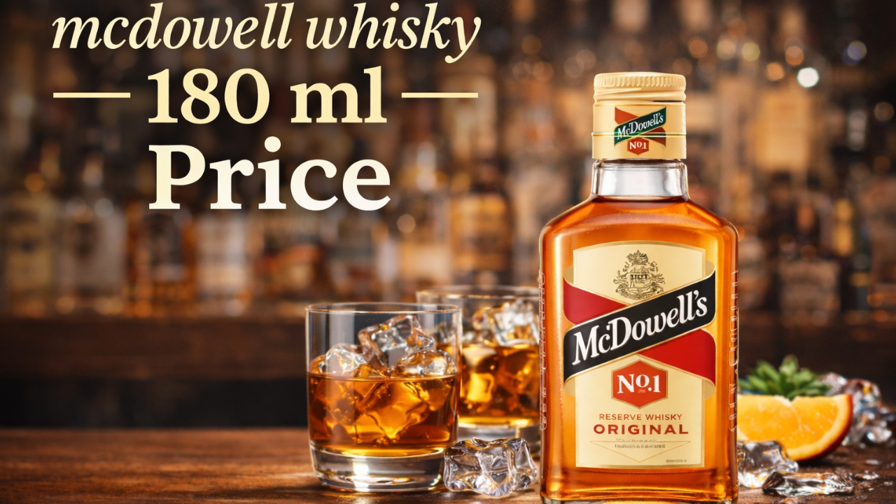 McDowell Whisky 180 ml Price