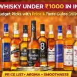 Best whisky under rs 1000 in india