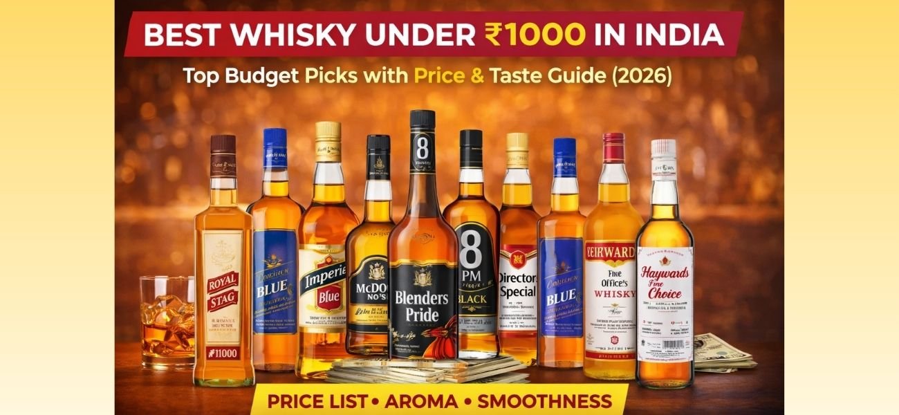 Best whisky under rs 1000 in india