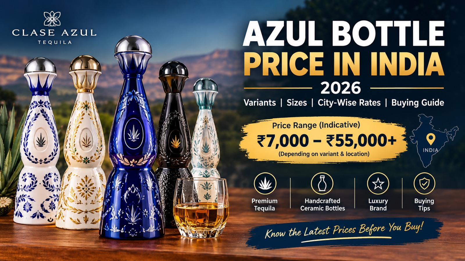 Azul Bottle Price in India 2026